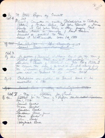 BEACH et al. petitions for land 1 Rutland Philadelphia Chittenden Ripton